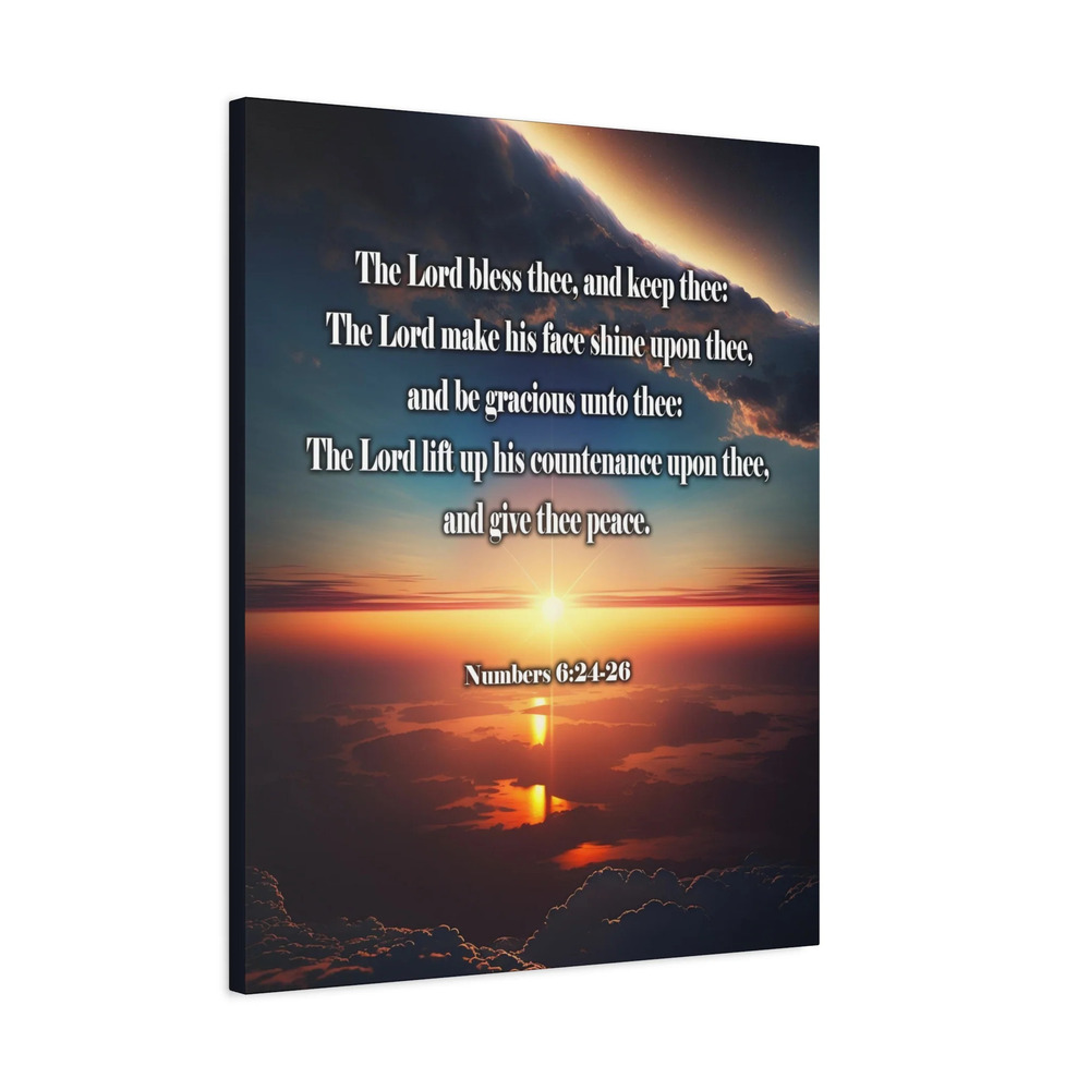 Scripture Walls Lord Bless Numbers 6:24-26 Christian Wall Art Print Unframed